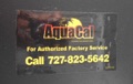 How do I determine the age of an AquaCal pool/spa heat pump from the serial number?