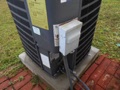 Can the disconnect box be mounted directly on a heat pump or air conditioning condenser?