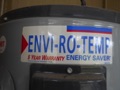 How do I tell the age of an Envi-Ro-Temp water heater from the serial number?