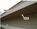 What is a fascia and soffit?