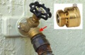 Is a vacuum breaker required by code at hose bibbs (outside faucets)?
