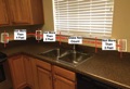 When was the current spacing for kitchen counter receptacles first required?