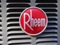 How can I tell the age of a Rheem air conditioner or furnace from the serial number?