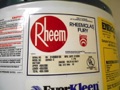 How do I tell the age of a Rheem water heater from the serial number?