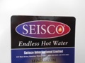 How can I tell the age of a Seisco water heater from the serial number?