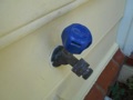 What is the knob on the hose faucet handle that says SpinSecure on top?